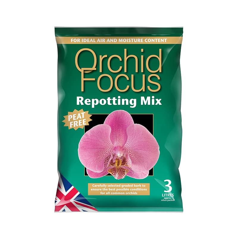 Orchid Focus Peat Free Repotting Mix 3ltrs