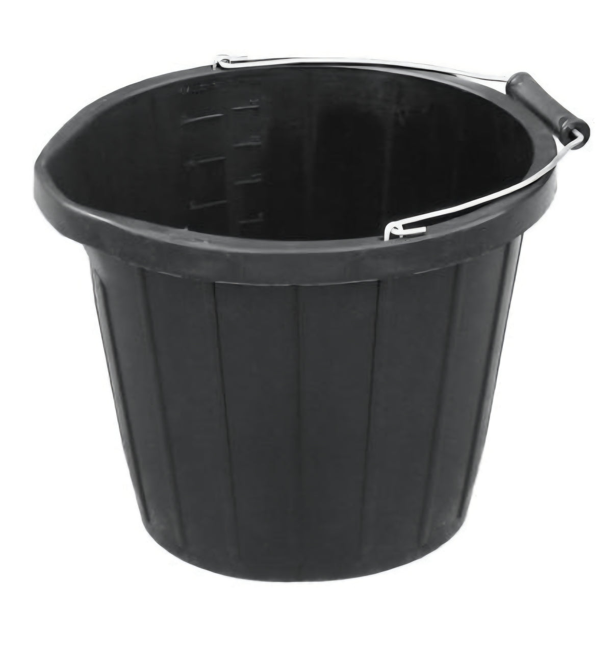 Black Plastic Bucket