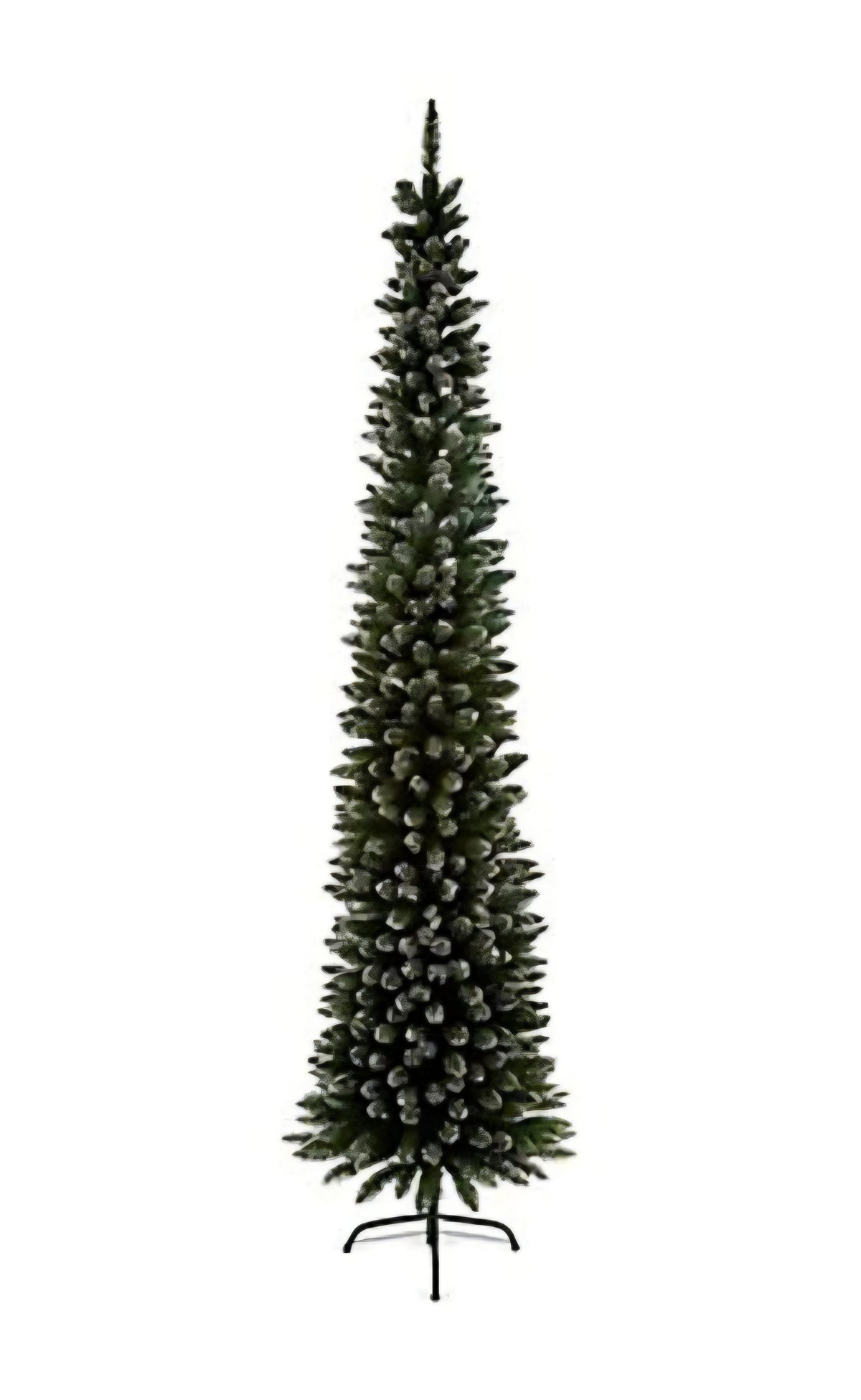 Premier 7ft Pencil Pine Snow Tipped Christmas Tree