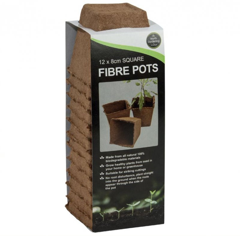 Garland Mixed Peat Pots 8cm 12pk