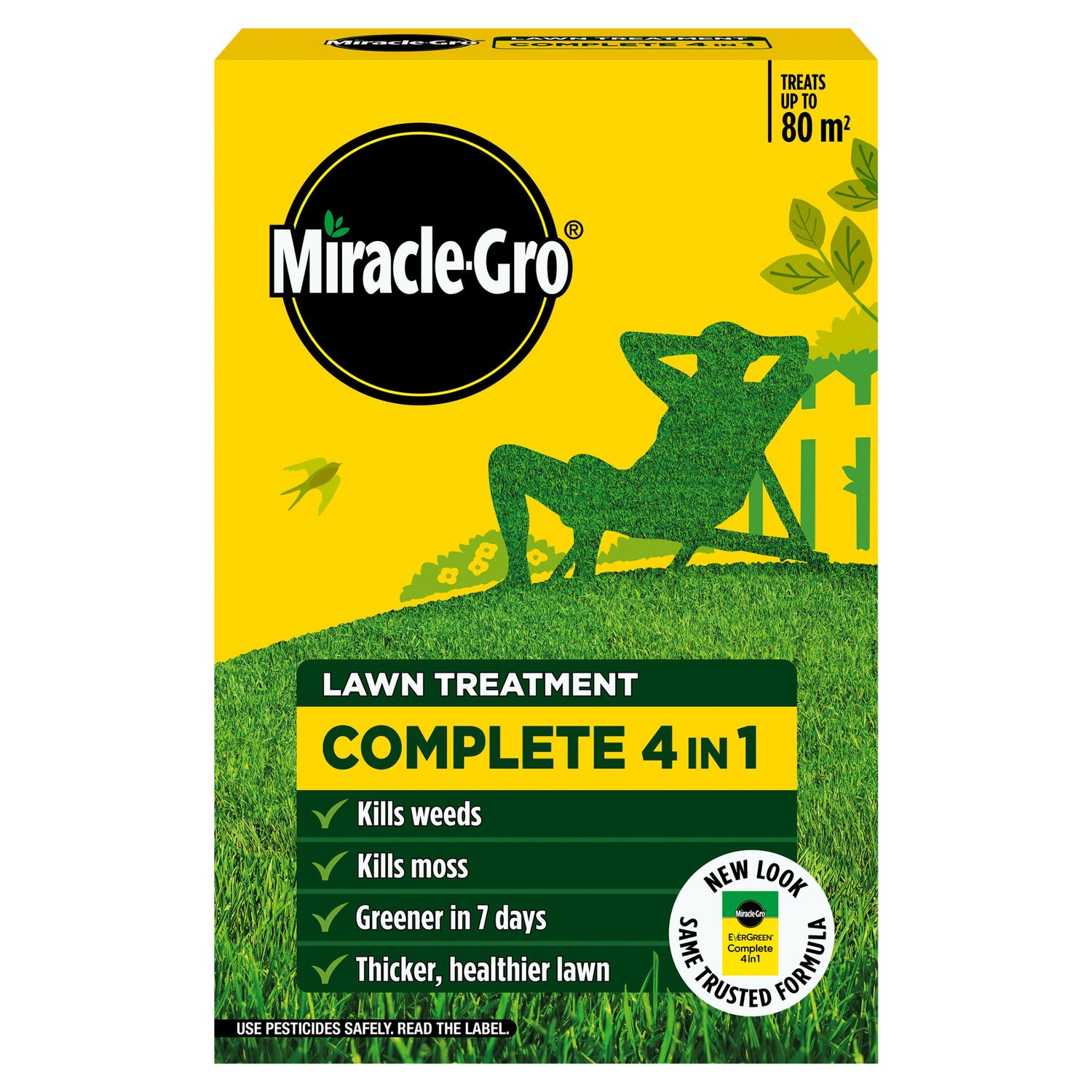Miracle-Gro EverGreen Complete 4 in 1 80m2