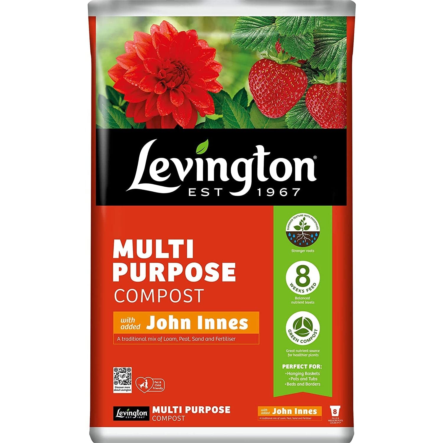 Levington Peat Free Compost + JOHN INNES 50L