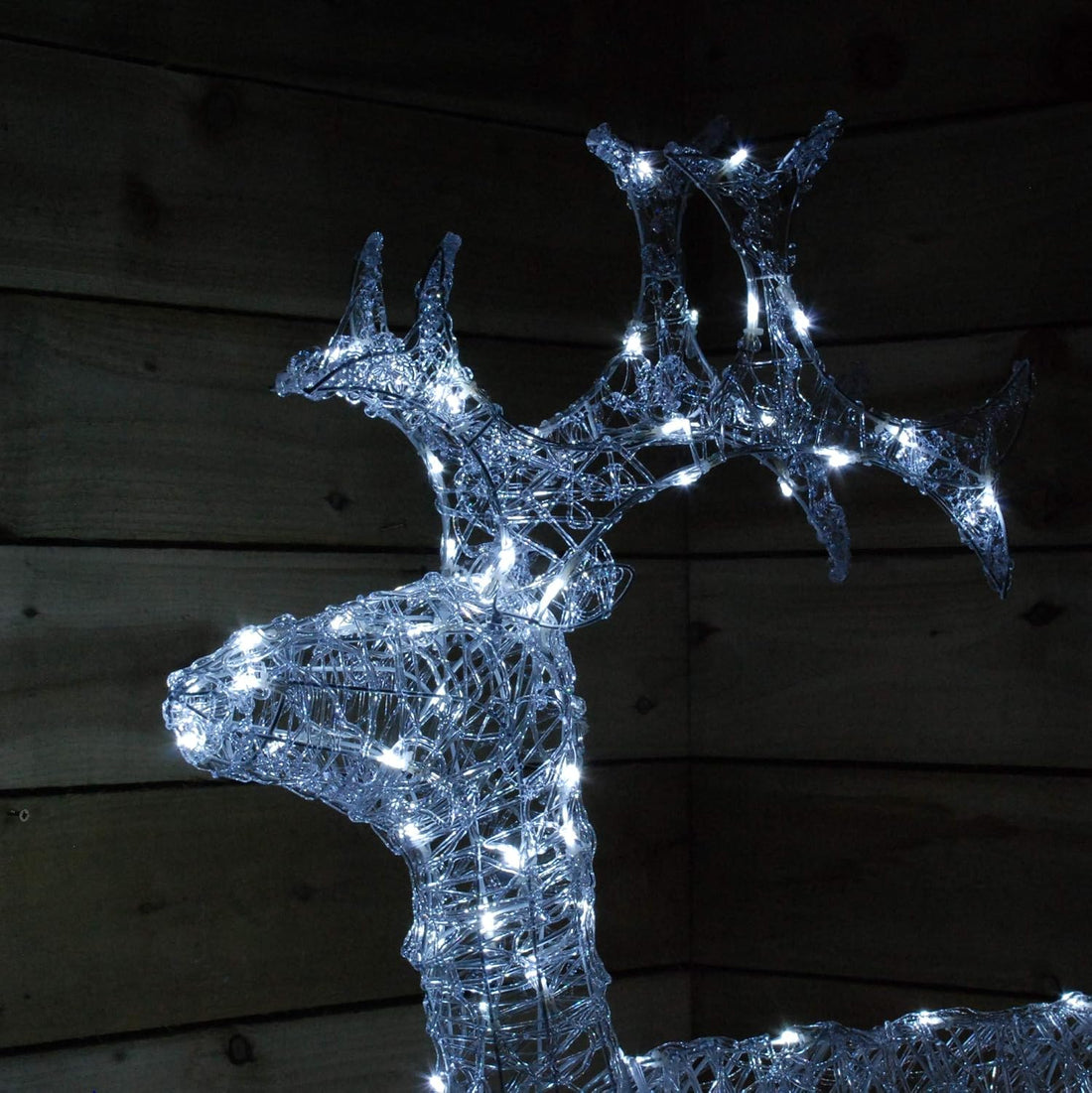 Kaemingk 120 LED Acrylic Reindeer in Cool White
