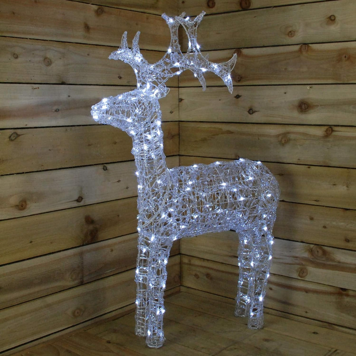 Kaemingk 120 LED Acrylic Reindeer in Cool White