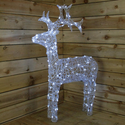 Kaemingk 120 LED Acrylic Reindeer in Cool White