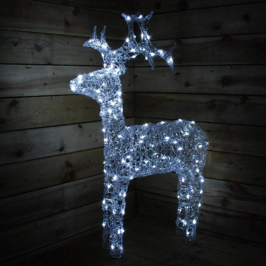 Kaemingk 120 LED Acrylic Reindeer in Cool White