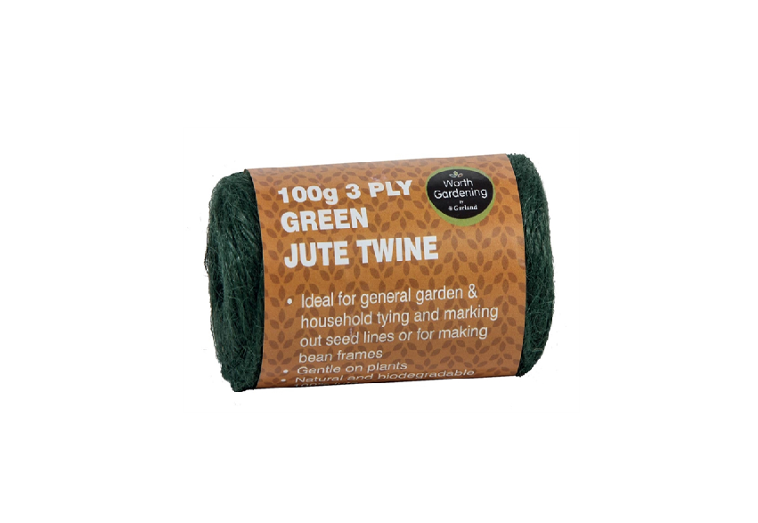 100g 3 Ply Green Jute Twine - 60m