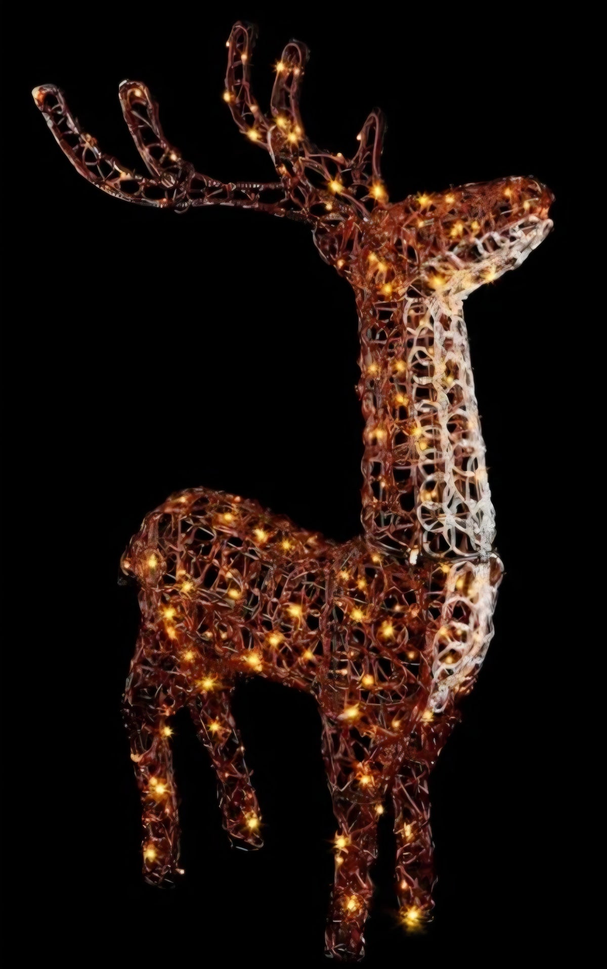 Premier 200 LED Twinkling Reindeer Warm White