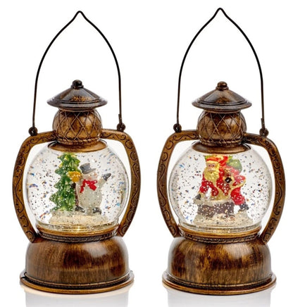 Premier 20cm Hurricane LED Water Spinner Lantern
