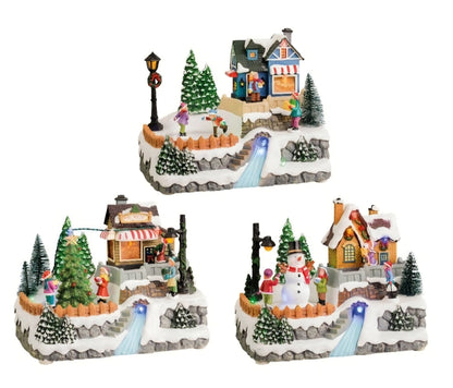 Kaemingk LED Christmas Music Box 3 x Designs