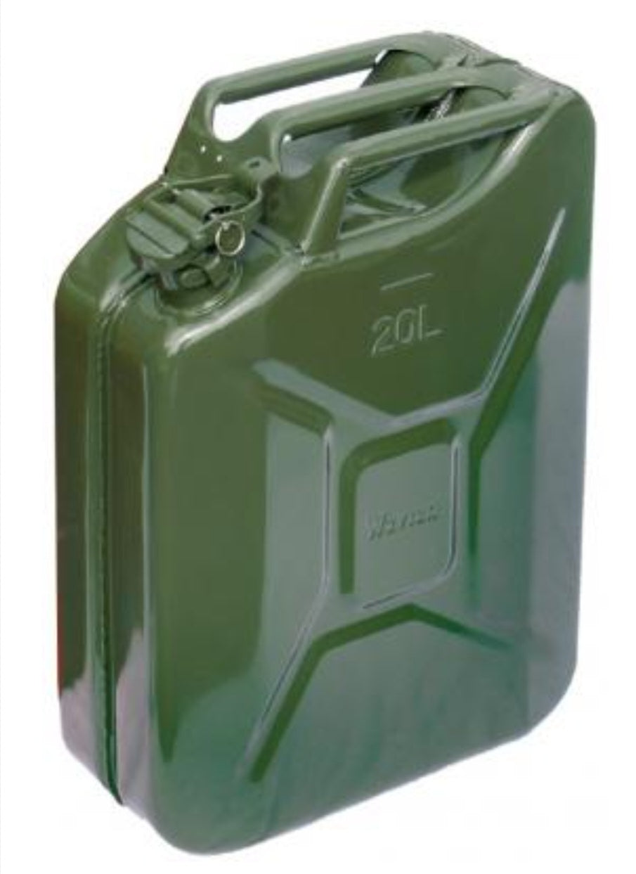 20Ltr Metal Jerry Can Green