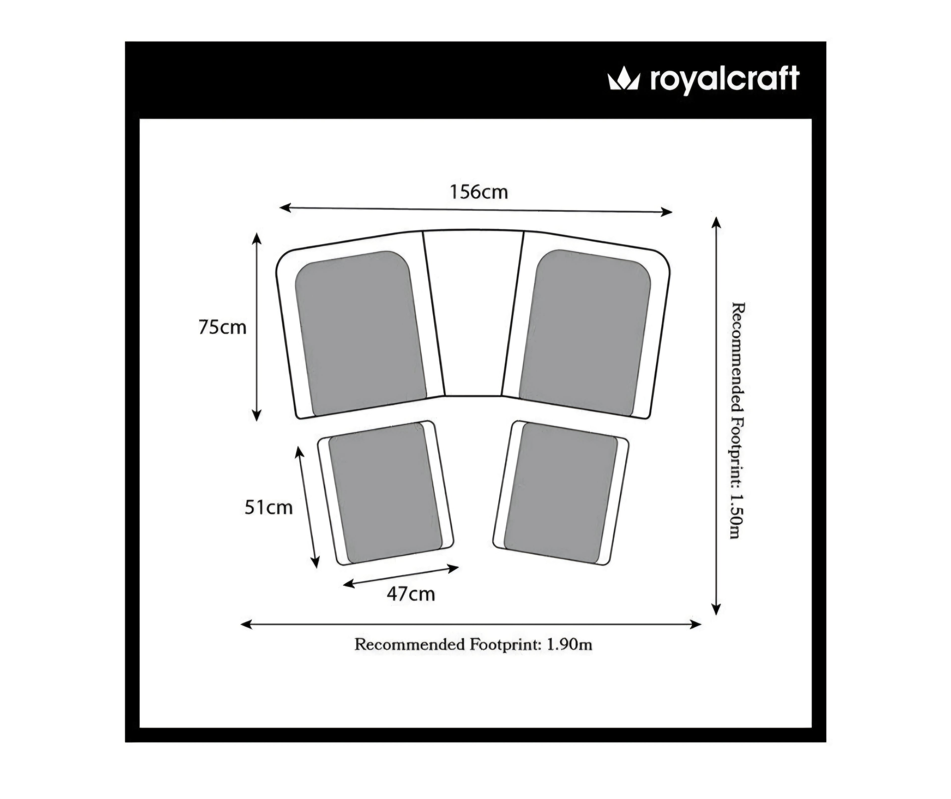 Royalcraft Wentworth Rattan Companion Set