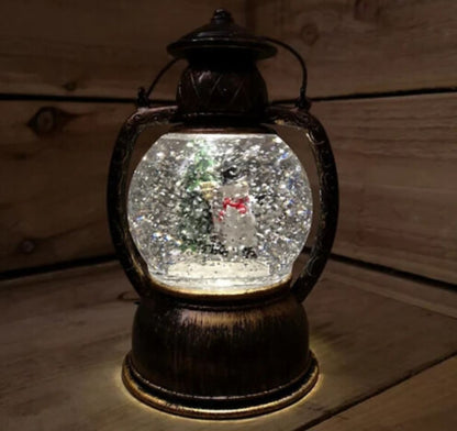Premier 20cm Hurricane LED Water Spinner Lantern