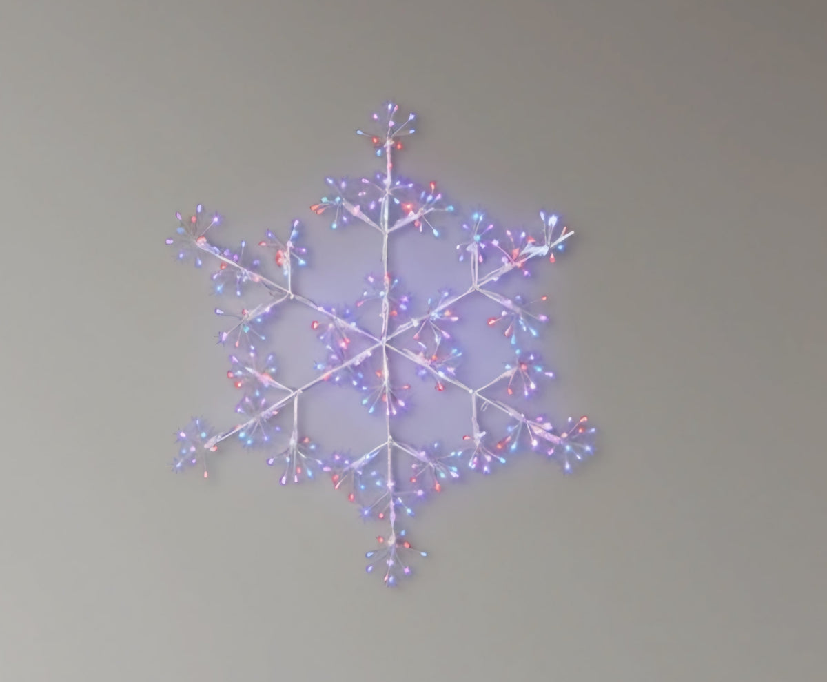 Premier 300 LED Multicolour Starburst Snowflake