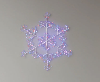 Premier 300 LED Multicolour Starburst Snowflake