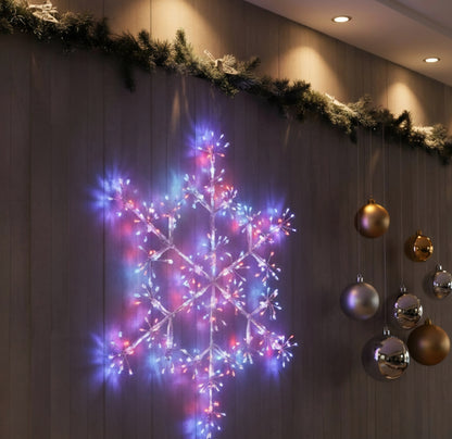 Premier 300 LED Multicolour Starburst Snowflake