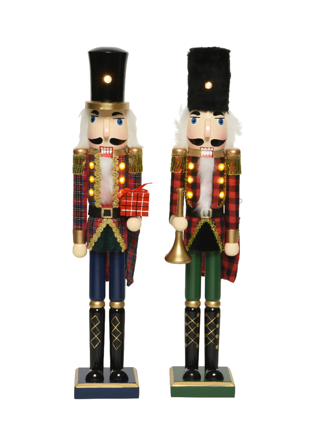 Kaemingk 7 LED Wood Nutcracker