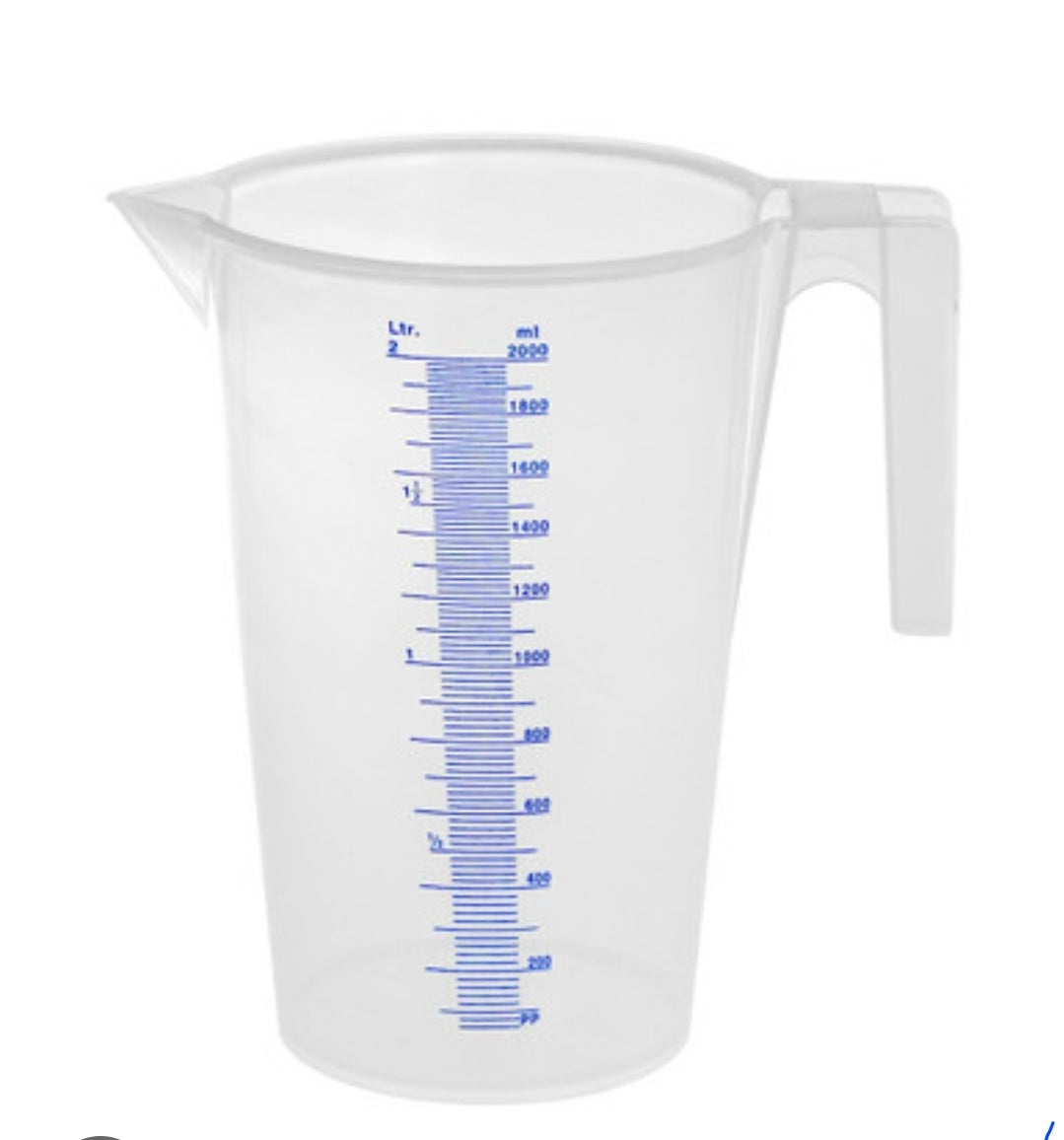 Plastic 5ltr Measuring Jug