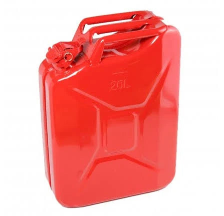 20Ltr Metal Jerry Can Red